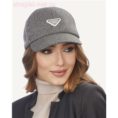Твид стразы треугольник стразы Бейсболка женская (56-58)