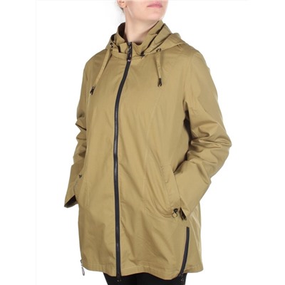 F811 KHAKI Ветровка женская CO-COCOPINE (85% хлопок, 15% полиэстер) размер 46 (идет на 52 российский)