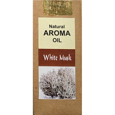 Natural Aroma Oil WHITE MUSK, Shri Chakra (Натуральное ароматическое масло БЕЛЫЙ МУСК, Шри Чакра), 10 мл.