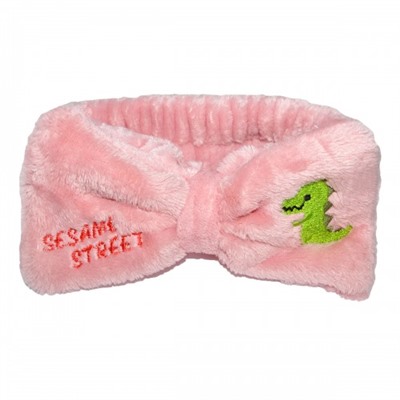 Повязка на голову "Sesame Street" (пудровый)
