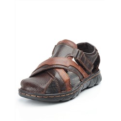 P2313-10 BROWN Сандалии мужские (натуральная кожа) размер