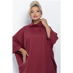 Платье Алина (бордовое) П11406