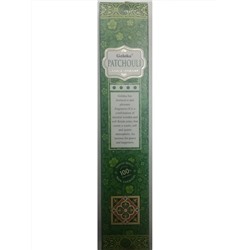 Goloka PATCHOULI Masala Incense (Высококачественные индийские пыльцовые благовония ПАЧУЛИ, Голока), 15 г.