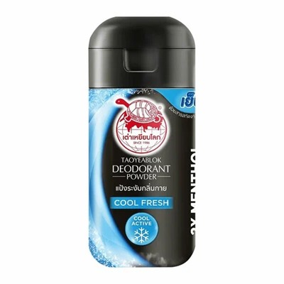 COOL FRESH Deodorant Powder 2X MENTHOL, Taoyeablok (Пудра-дезодорант Мужской, СВЕЖЕСТЬ), 22 г.