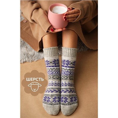 Женские шерстяные носки Happyfox