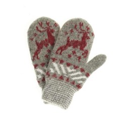 Варежки подростковые "Олень" 1005-1