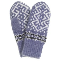 Варежки женские "Ромб с орнаментом" ПП 3236-5