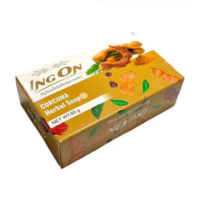 CURCUMA Herbal Soap, Ing On (Растительное мыло С КУРКУМОЙ), 85 г.