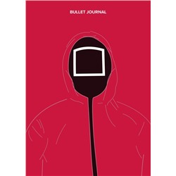 Блокнот. Bullet journal (квадрат) (по мотивам сериала "Игра в кальмара") (формат А4, мягкая обложка, круглые углы)