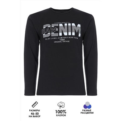 Футболка с длинным рукавом ФН171 Denim