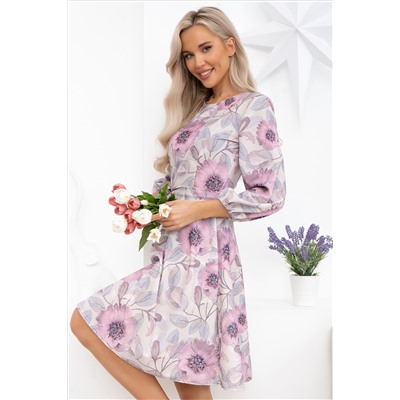 Платье Изабелла (серое) П13791-45М