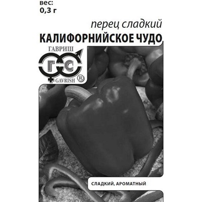 Перец  Калифорнийское Чудо ч/б (Код: 89019)