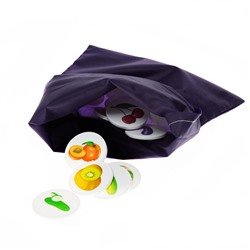 Лото с пластиковыми фишками «Овощи и фрукты»