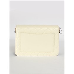 Сумка женская искусственная кожа DJ-CH 21113-WHITE,  1отд,  плечевой ремень,  белый 253973