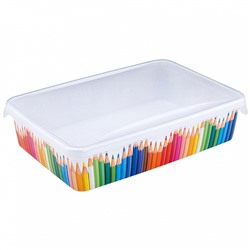 Лоток для мелочей Keeplex Trendy с крышкой малый 20,4×14×5,2 см KL225411509 Карандашница