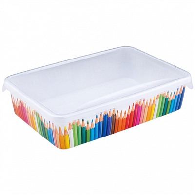 Лоток для мелочей Keeplex Trendy с крышкой малый 20,4×14×5,2 см KL225411509 Карандашница