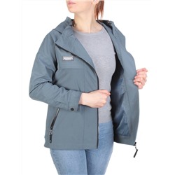 FY-229 GRAY/BLUE Ветровка женская АЛИСА (65% хлопок, 35% полиэстер) размер 54 российский