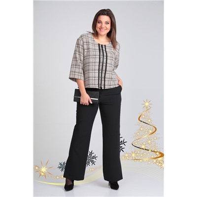 Michel chic 1324 черный-бежевый, Брюки,  Жакет