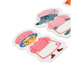 Магниты «Красная шапочка». Серия Магнитные истории (5 штук)