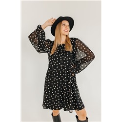 Amberа Style 1006-2022С горох, Платье