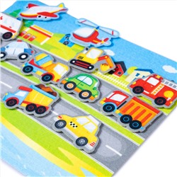 Набор из фетра на липучках «Транспорт» (европодвес)