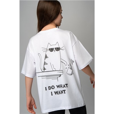 Детская футболка оверсайз Happyfox