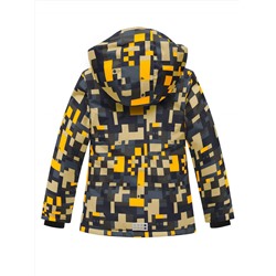 Горнолыжный костюм зимний для мальчика оранжевого цвета 9435O