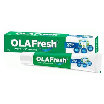 OLAFresh FRESH MINT (СВЕЖАЯ МЯТА зубная паста, ОЛАФреш), 100 г.