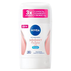 Дез.50мл стик women Эффект пудры Fresh Nivea