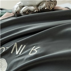 Комплект постельного белья Сатин-Шелк Я IN LOVE на резинке LVR001