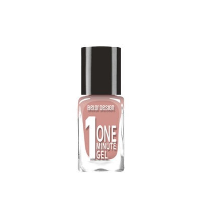 Лак для ногтей One Minute Gel тон 207 карамельный 10мл