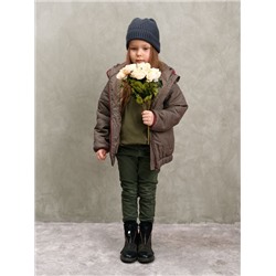 Куртка демисезонная для девочки "BAZA" кофе
