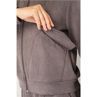 Женский брючный костюм из экозамши Happyfox