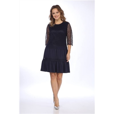 Lady Style Classic 1530 темно-синий, Платье