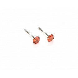 Серьги-гвоздики PR1469 -7 оранж