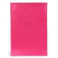 Обложка для автодокументов Cayman-В 122л натуральная кожа фуксия наплак (49)  105657