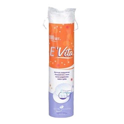Ватные диски E`VITA круглые 100шт. АКЦИЯ! СКИДКА 10%