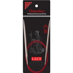 Круговые металлические спицы с красной леской