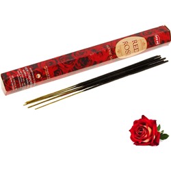 Hem Incense Sticks RED ROSE (Благовония КРАСНАЯ РОЗА, Хем), уп. 20 палочек.