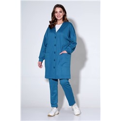 Liona Style 824 синий, Кардиган,  Брюки