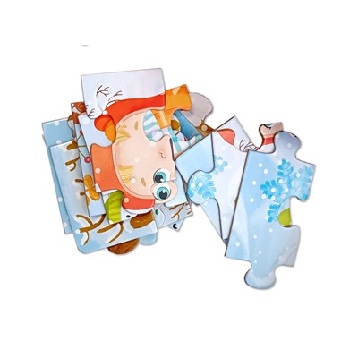 Пазл First Puzzle «Времена года. Зима» 16 элементов