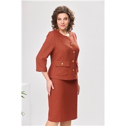 Romanovich Style 2-2449 оранжевый, Юбка,  Жакет