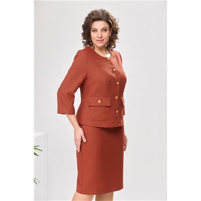 Romanovich Style 2-2449 оранжевый, Юбка,  Жакет