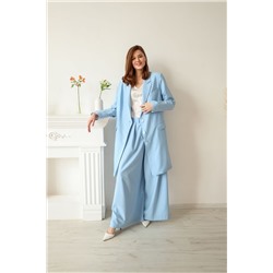 AURA of the day 9102 голубой, Брюки,  Жакет