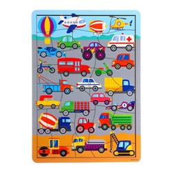 Настольная игра «Транспорт», головоломка и книжка с наклейками