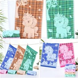 Полотенце махровое "Очаровашка" 25*50 см. хлопок 100%