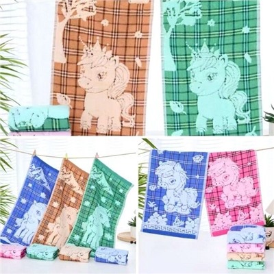 Полотенце махровое "Очаровашка" 35*75 см. хлопок 100%