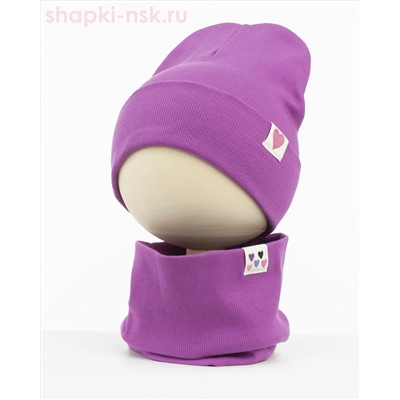 03-28-CT Комплект (колпак+снуд) (3-5 лет)