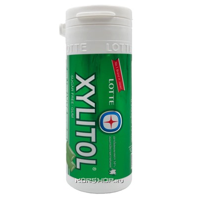 Жевательная резинка Лайм и Мята Xylitol Lime Mint Thai Lotte, Таиланд, 29 г Акция