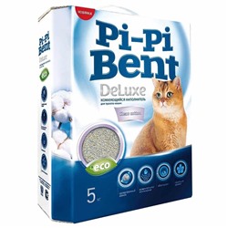 Наполнитель Пи-Пи-Бент Deluxe Clean cotton (коробка) 5кг  АГ